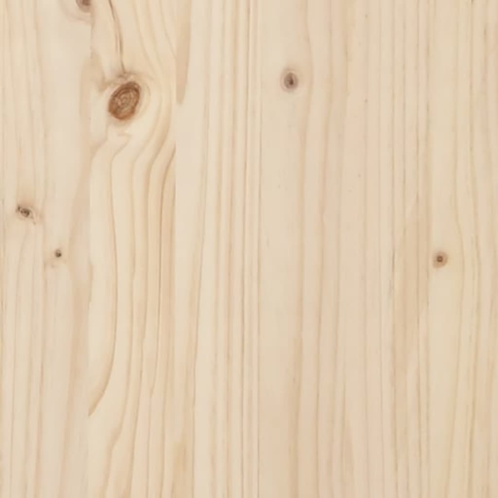 Bedhoofdeinde 203,5x3x81 cm massief grenenhout