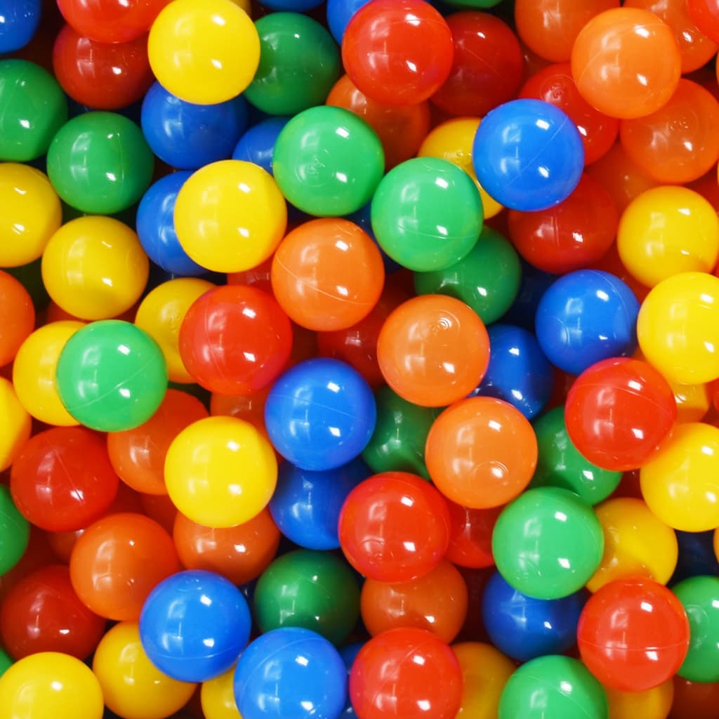Tente de jeu pour enfants avec 250 balles Multicolore 190x264x90 cm