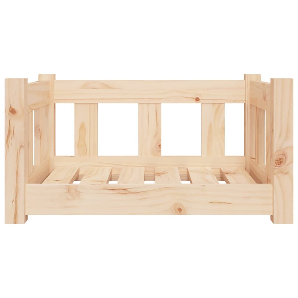 vidaXL Dog Bed 55.5x45.5x28 cm Solid Wood Pine