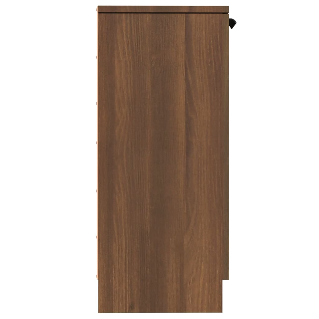 vidaXL Sideboard Brown Oak 30x30x70 cm Engineered Wood