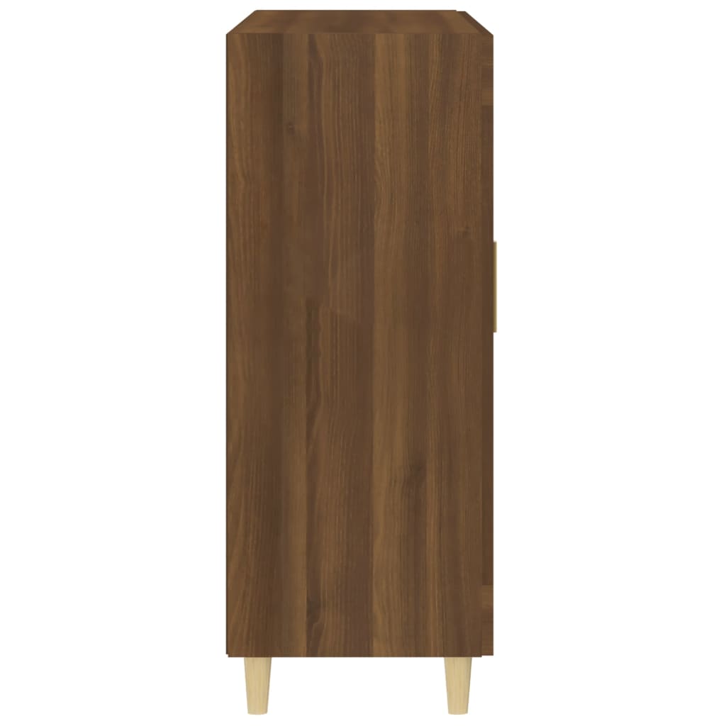 Dressoir Bruin Eiken 69,5x34x90 cm Engineered Wood