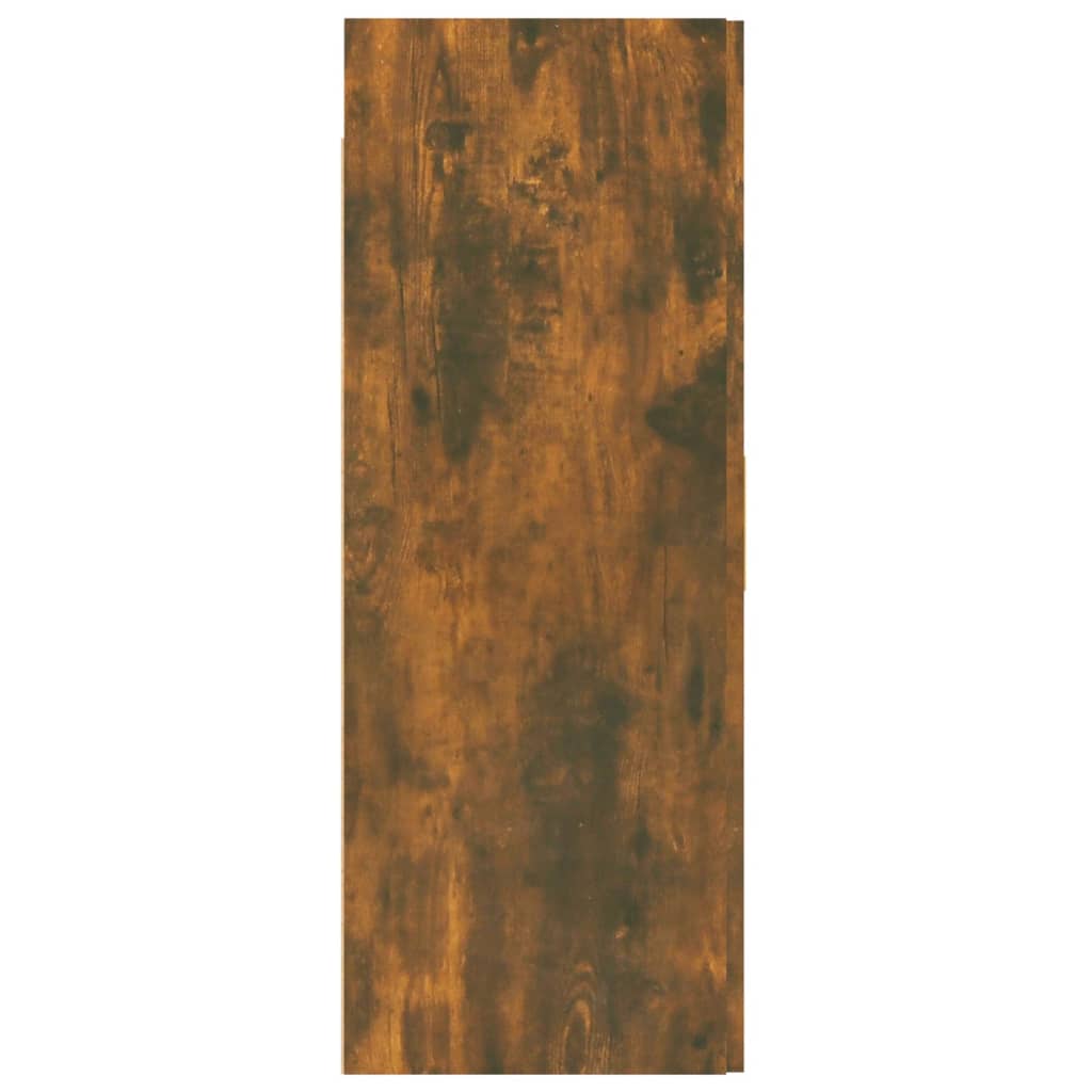 vidaXL Hanging Wall Cabinet Smoked Oak 69.5x34x90 cm