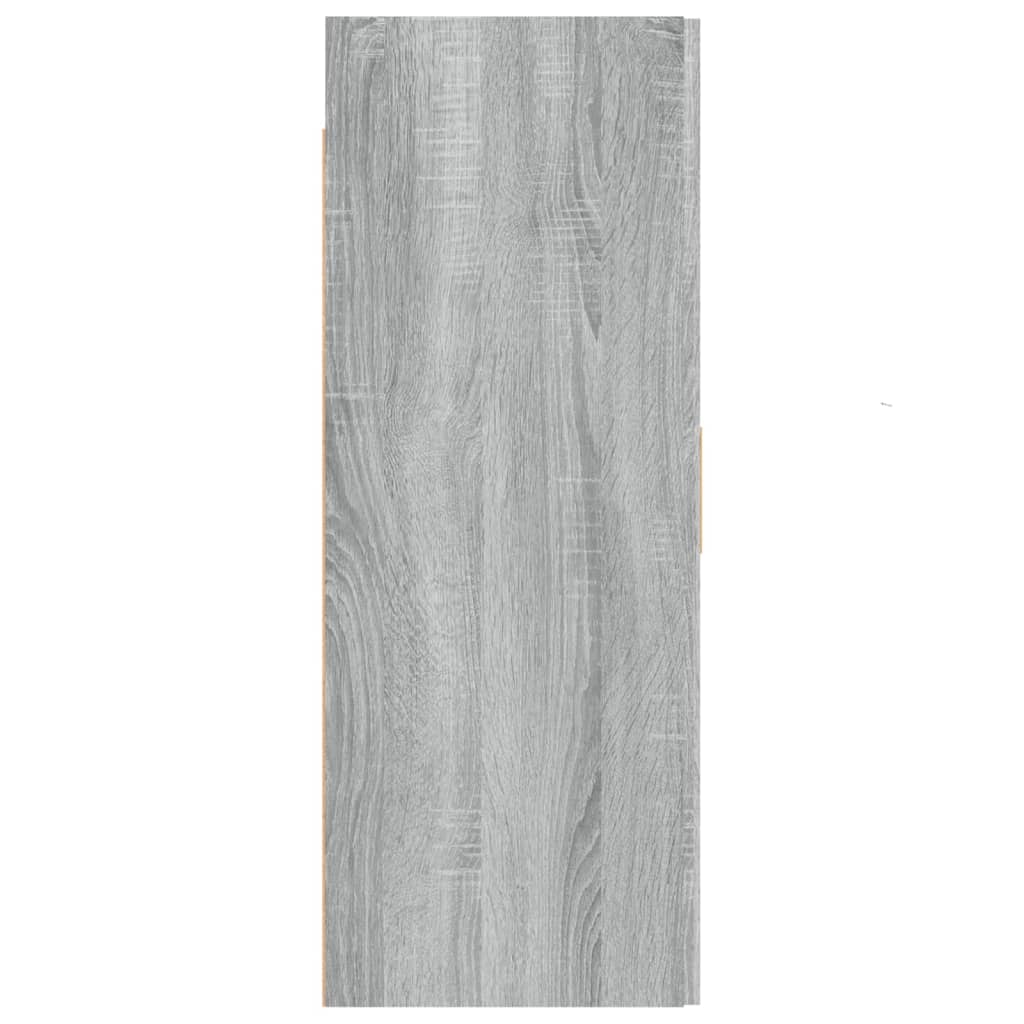 Hangende Wandkast Grijs Sonoma 69,5x34x90 cm