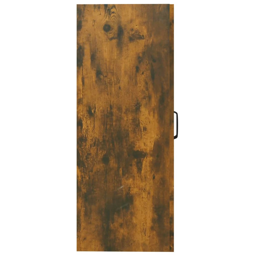 Hangende Wandkast Gerookt Eiken 69,5x34x90 cm