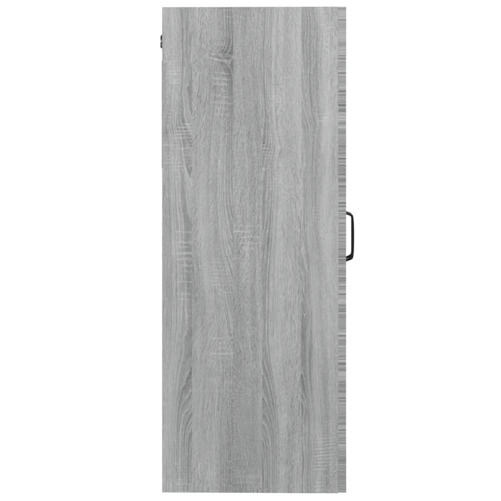Hangende Wandkast Grijs Sonoma 69,5x34x90 cm