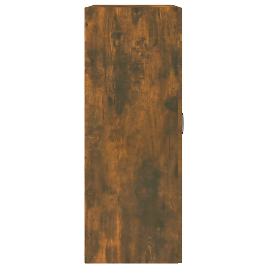 vidaXL Hanging Wall Cabinet Smoked Oak 69.5x32.5x90 cm