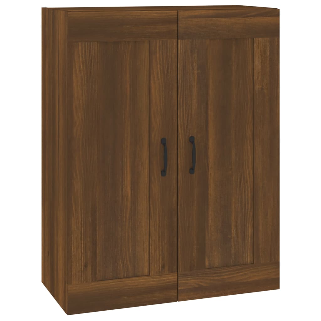 Armoire Murale Suspendue Chêne Brun 69,5x32,5x90 cm