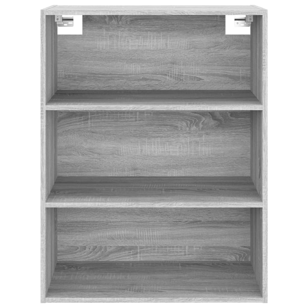 Armoire Murale Suspendue Gris Sonoma 69,5x32,5x90 cm