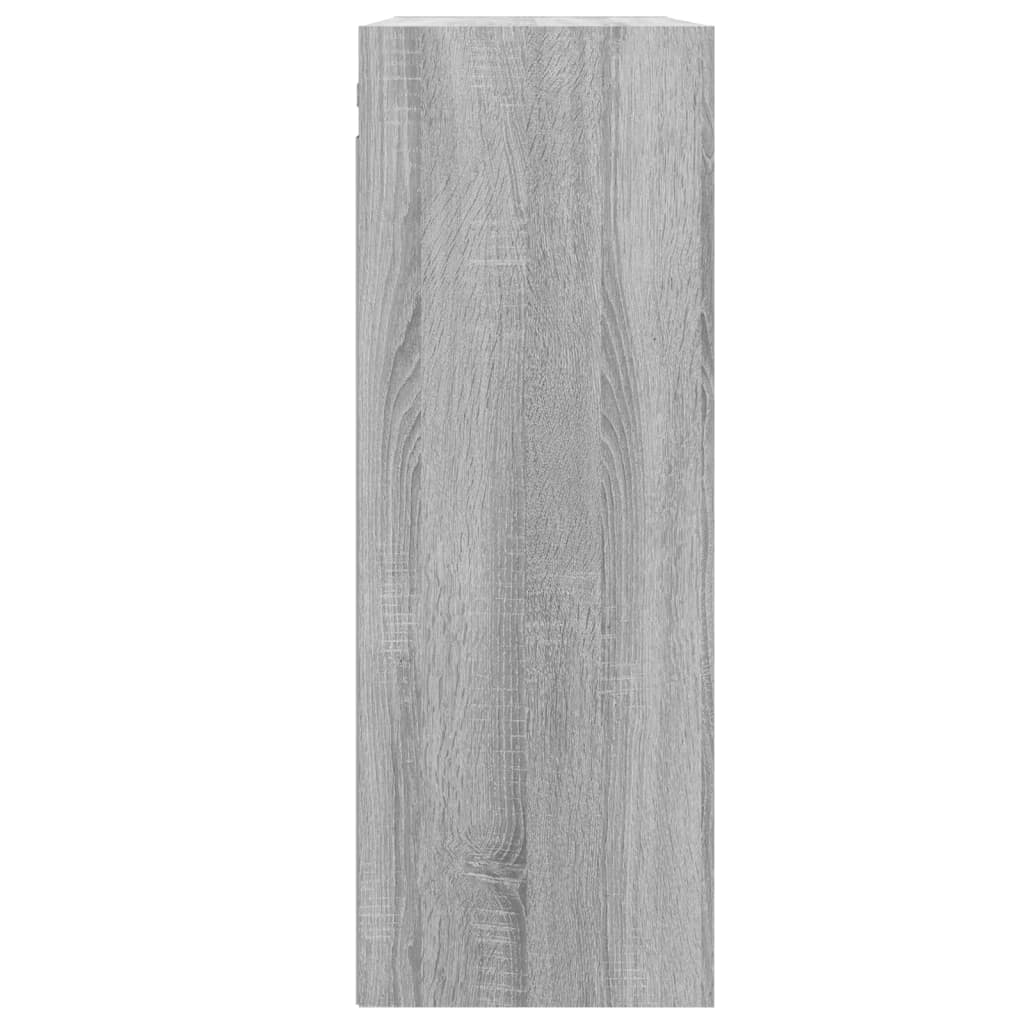 Hangende Wandkast Grijs Sonoma 69,5x32,5x90 cm