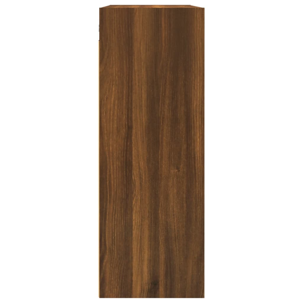 Armoire Murale Suspendue Chêne Brun 69,5x32,5x90 cm