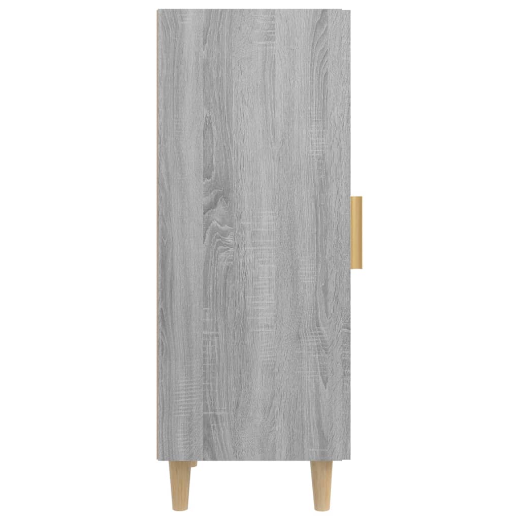 Dressoir grijs Sonoma 34,5x34x90 cm Engineered Wood