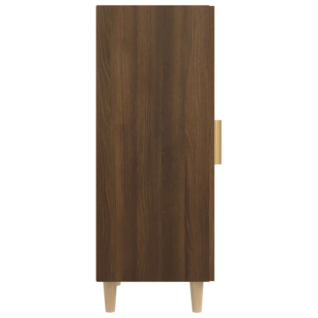 Dressoir Bruin Eiken 34,5x34x90 cm Engineered Wood