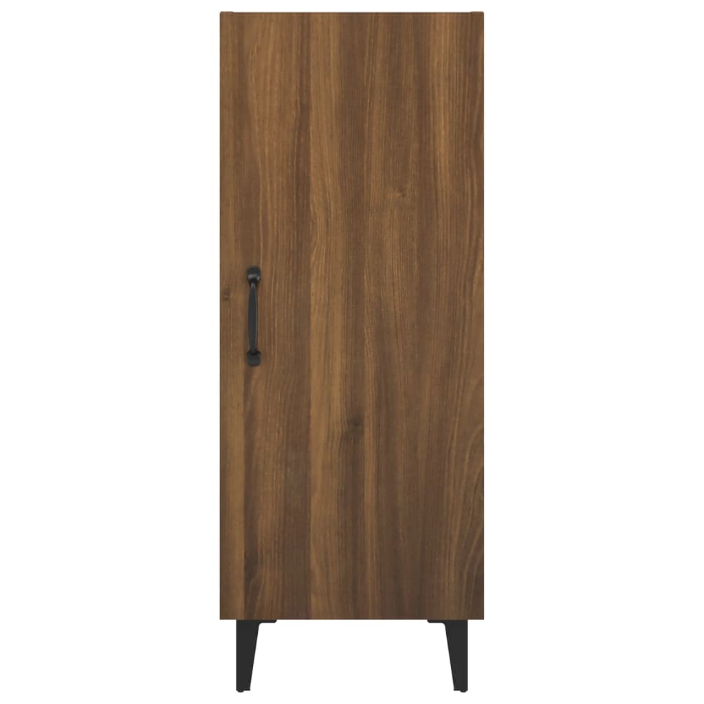 Buffet chêne brun 34,5x34x90 cm bois d'ingénierie