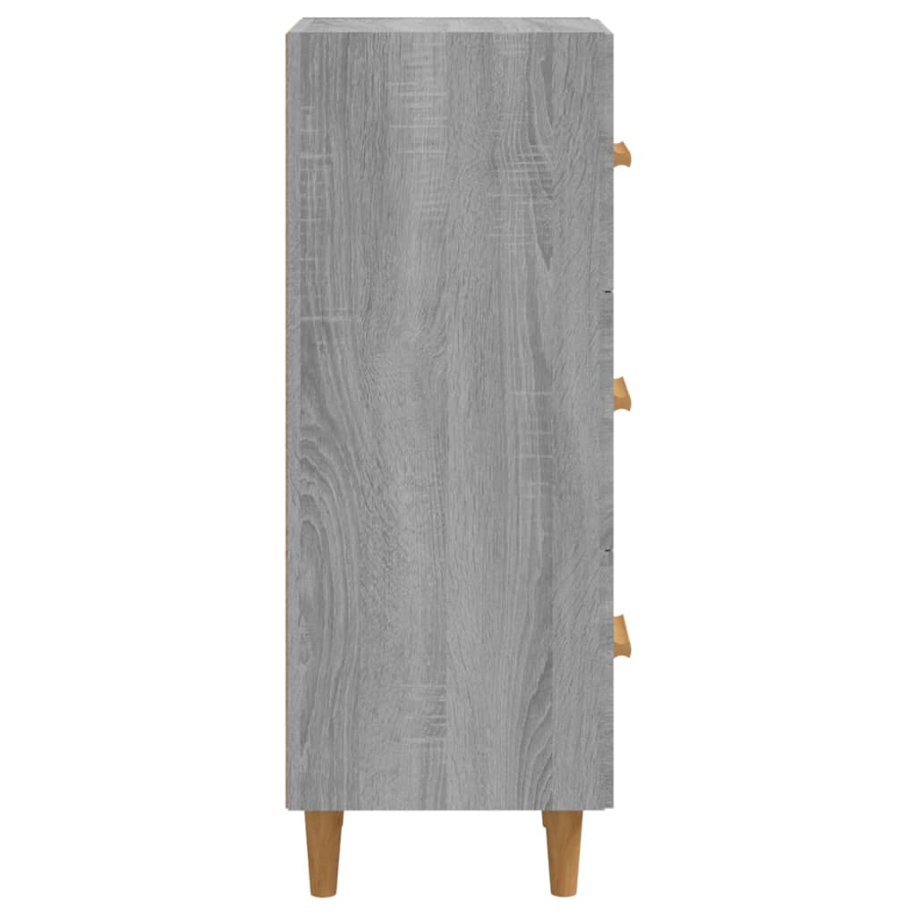 Buffet Gris Sonoma 34,5x34x90 cm Bois d'ingénierie