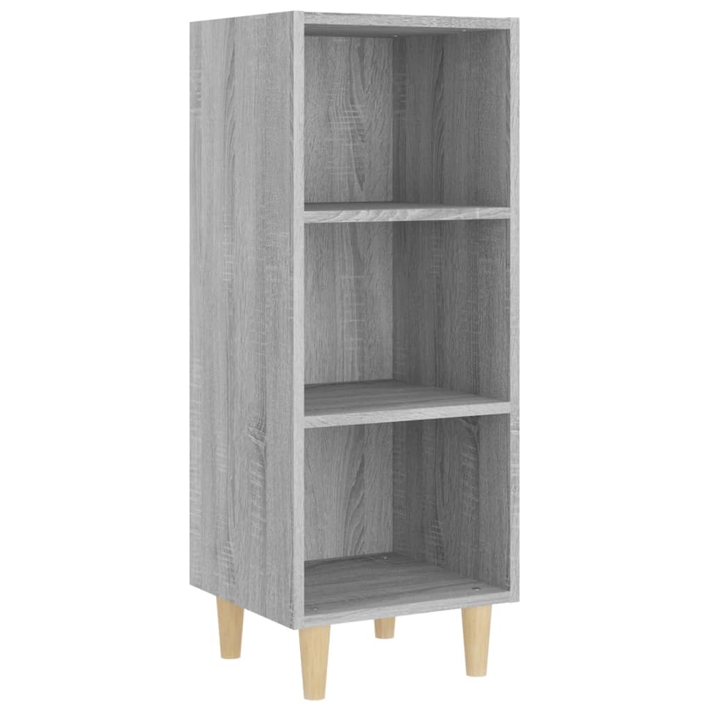 vidaXL Sideboard Grey Sonoma 34.5x32.5x90 cm Engineered Wood