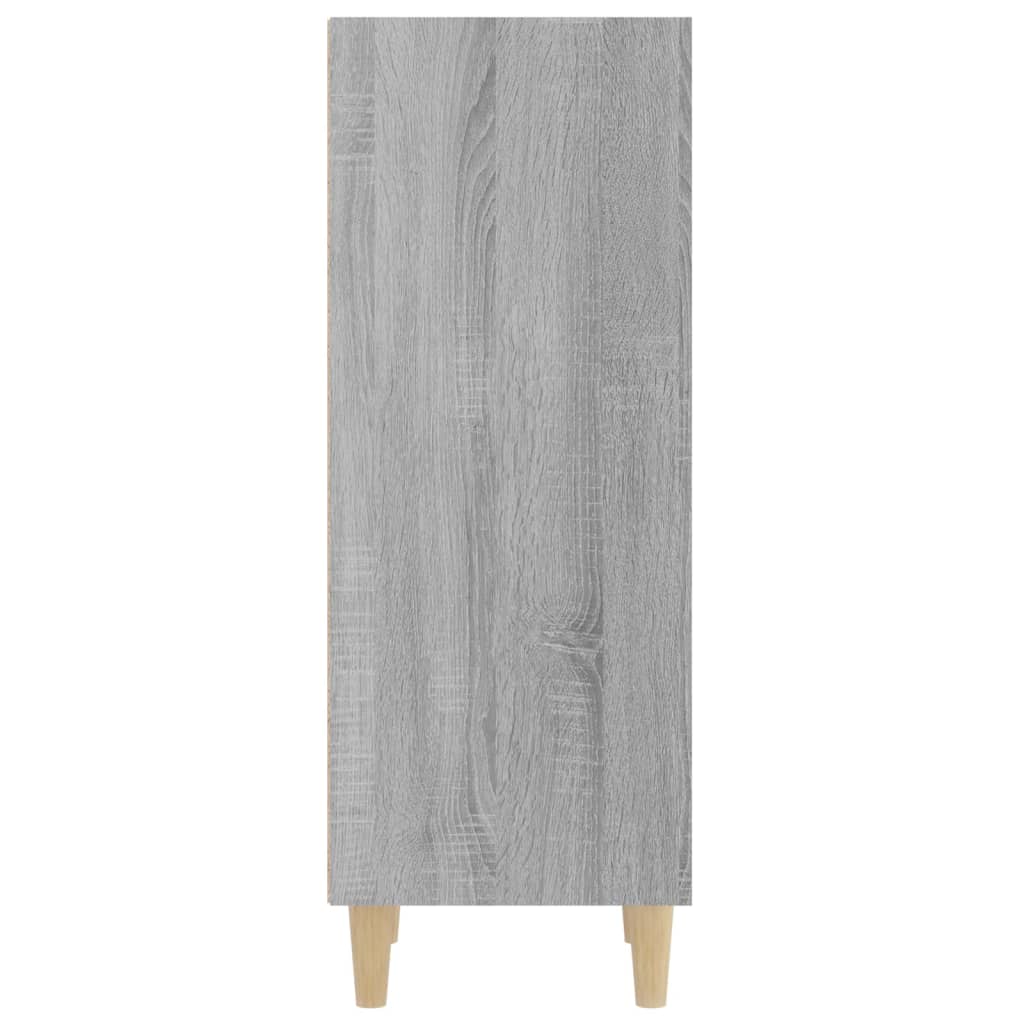 Dressoir grijs Sonoma 34,5x32,5x90 cm Engineered Wood