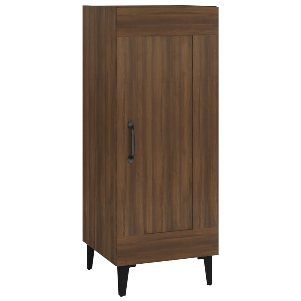 Buffet chêne brun 34,5x34x90 cm bois d'ingénierie