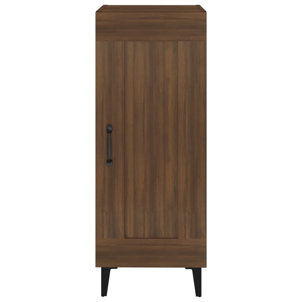 Buffet chêne brun 34,5x34x90 cm bois d'ingénierie