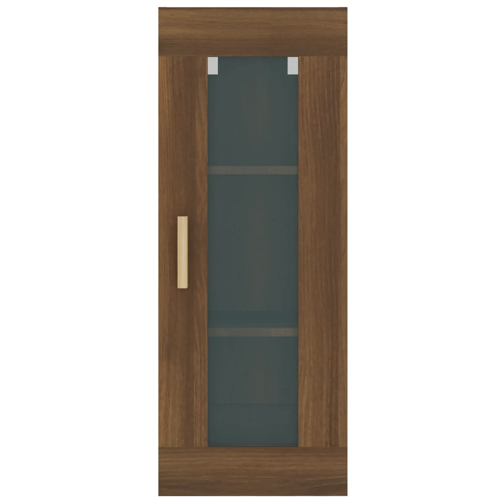 Armoire Murale Suspendue Chêne Brun 34,5x34x90 cm