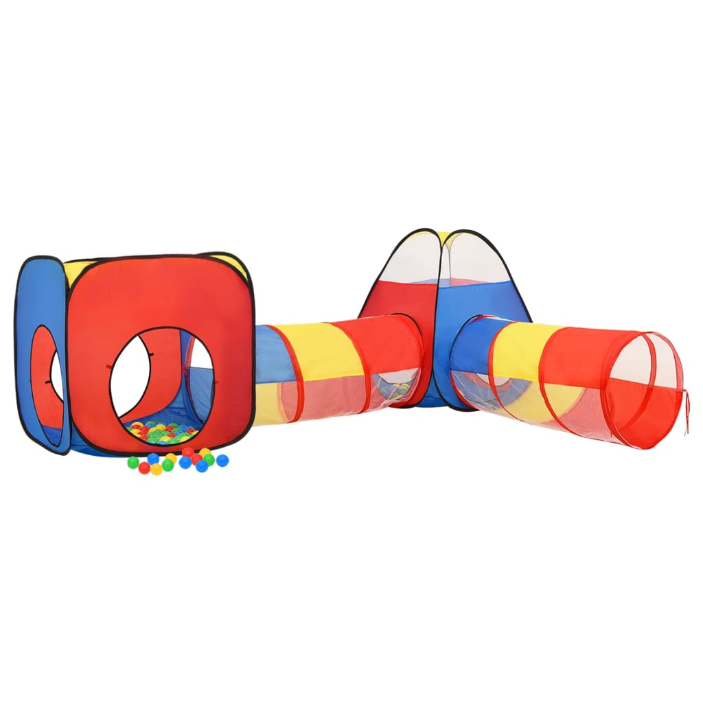 Children Play Tent Multicolour 190x264x90 cm - Upclimb Ltd