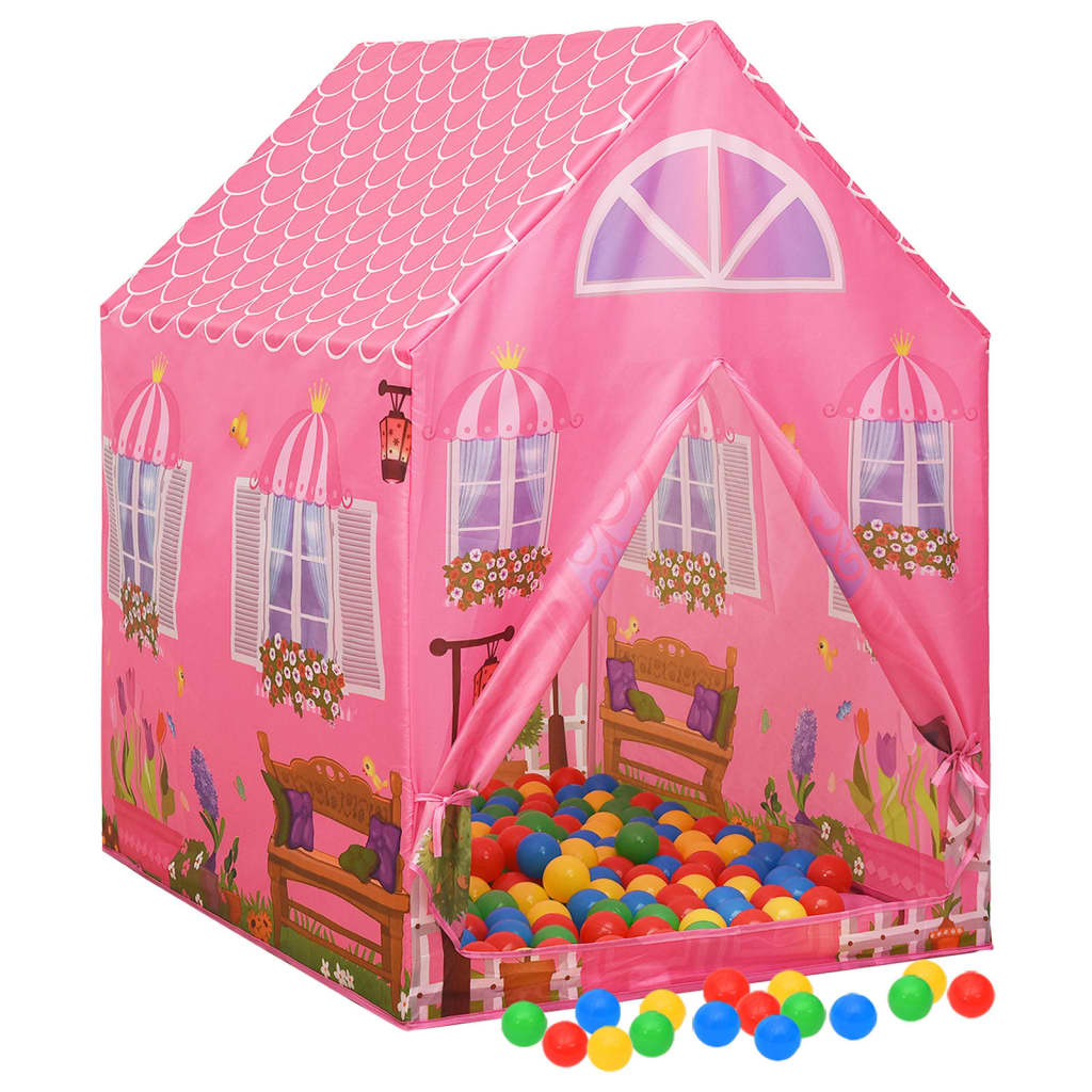 Children Play Tent Pink 69x94x104 cm - Upclimb Ltd