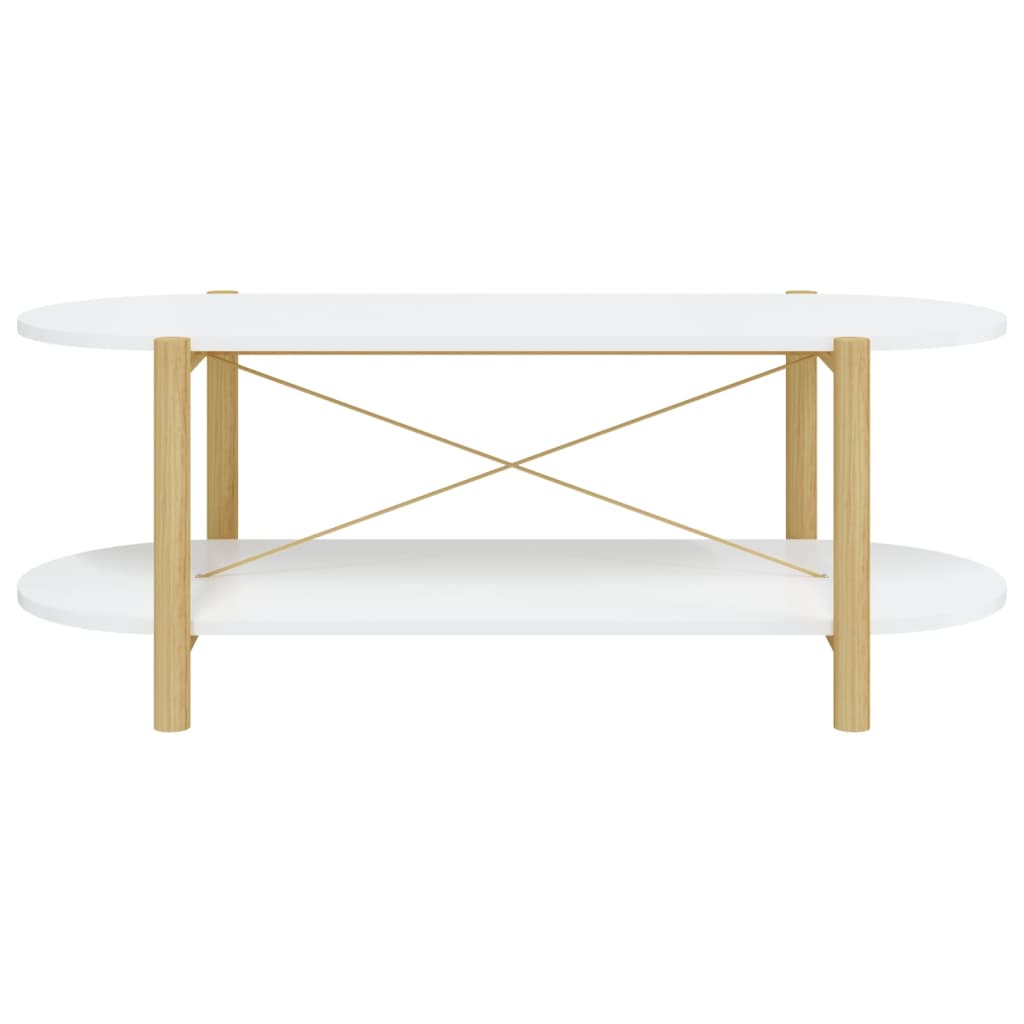 vidaXL Coffee Table White 110x48x40 cm Engineered Wood