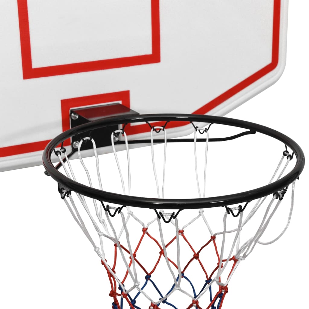 Basketball Backboard White 109x71x3 cm Polyethene - Upclimb Ltd