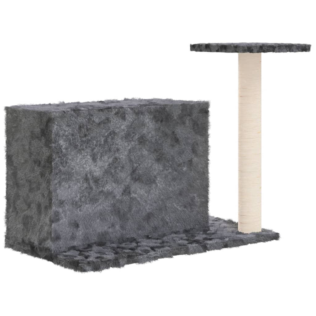 vidaXL Cat Tree with Sisal Scratching Post Dark Grey 51 cm