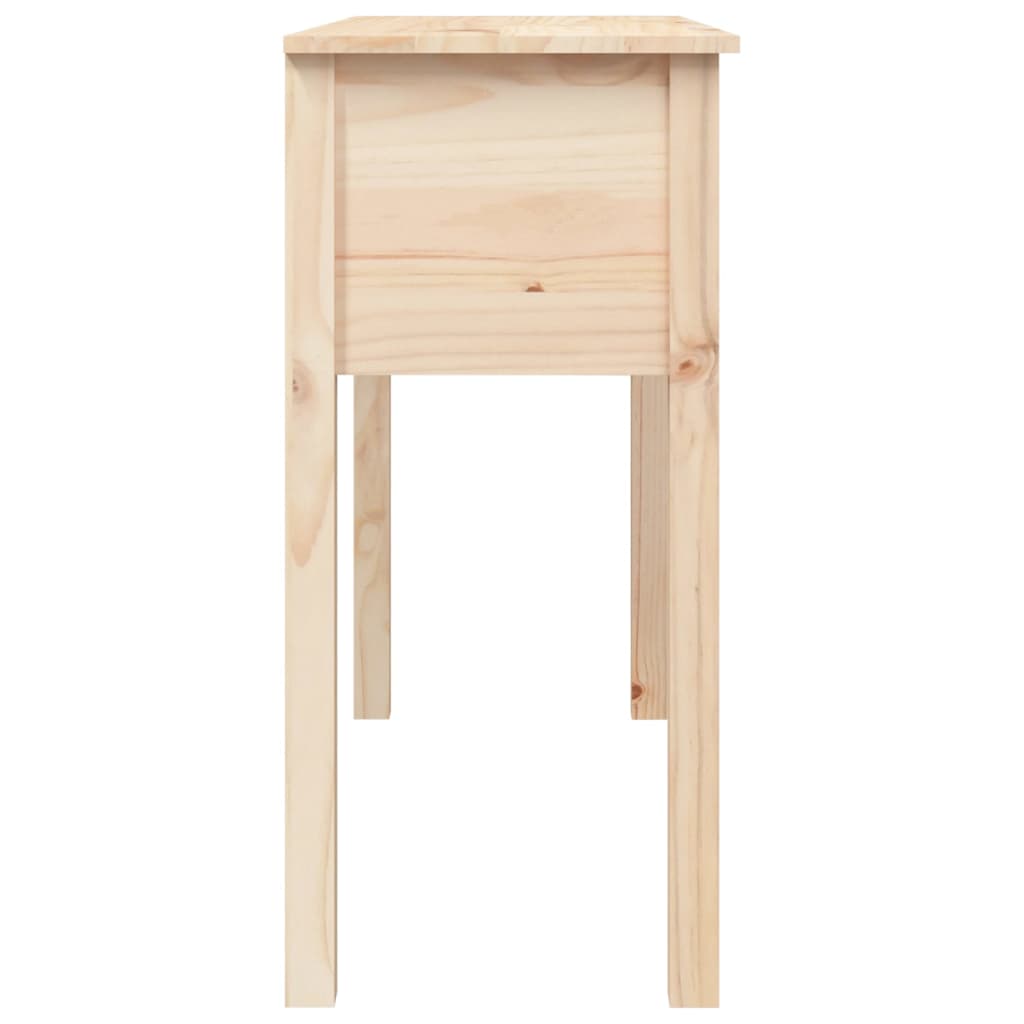 Table Console 100x35x75 cm Bois Massif Pin