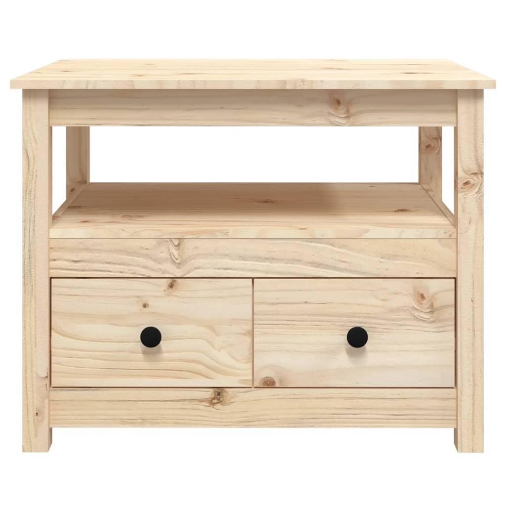 vidaXL Coffee Table 71x49x55 cm Solid Wood Pine