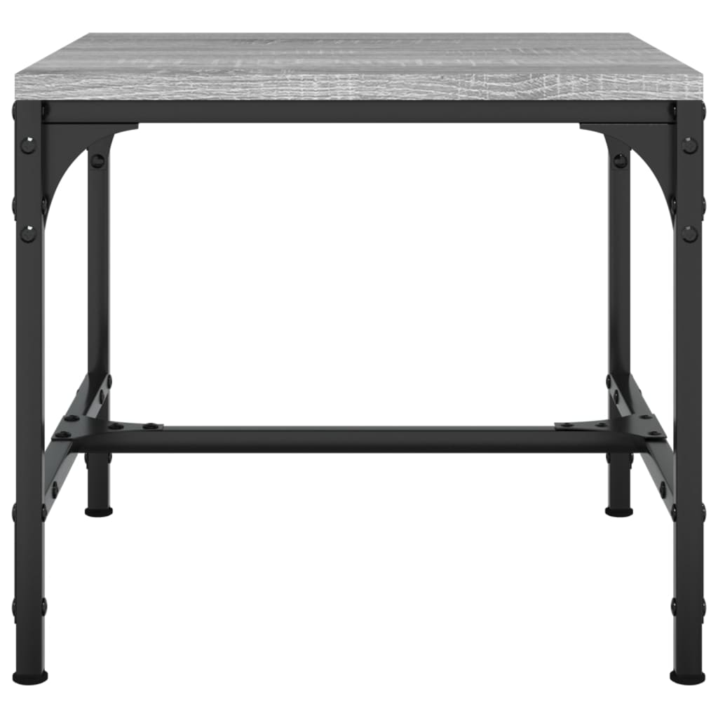 vidaXL Coffee Table Grey Sonoma 50x50x35 cm Engineered Wood