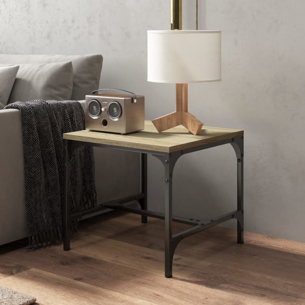 vidaXL Side Table Sonoma Oak 40x40x35 cm Engineered Wood