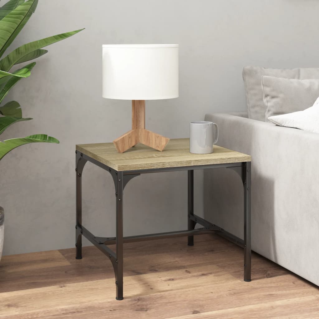 vidaXL Side Table Sonoma Oak 40x40x35 cm Engineered Wood