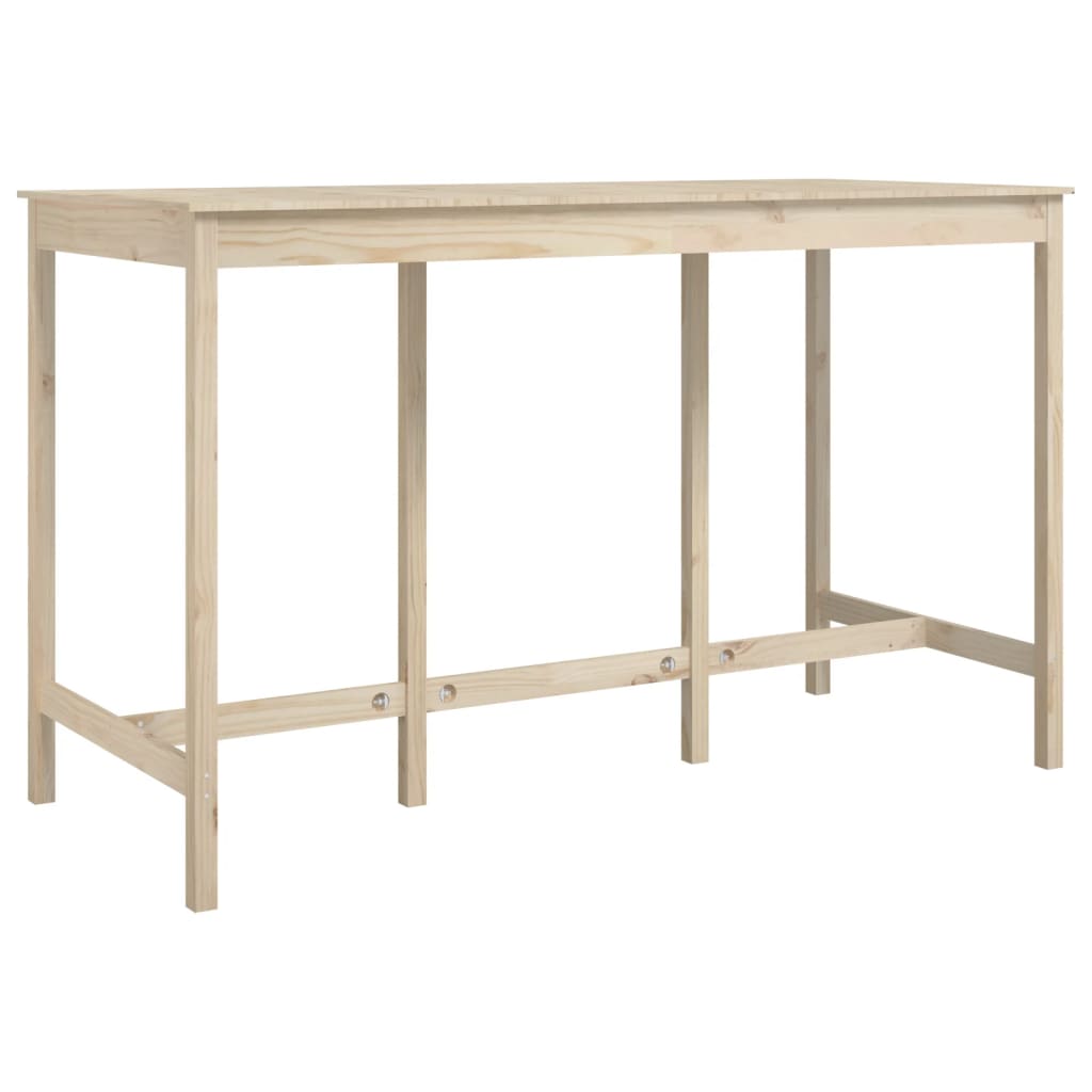 Table de Bar 180x80x110 cm Bois Massif Pin