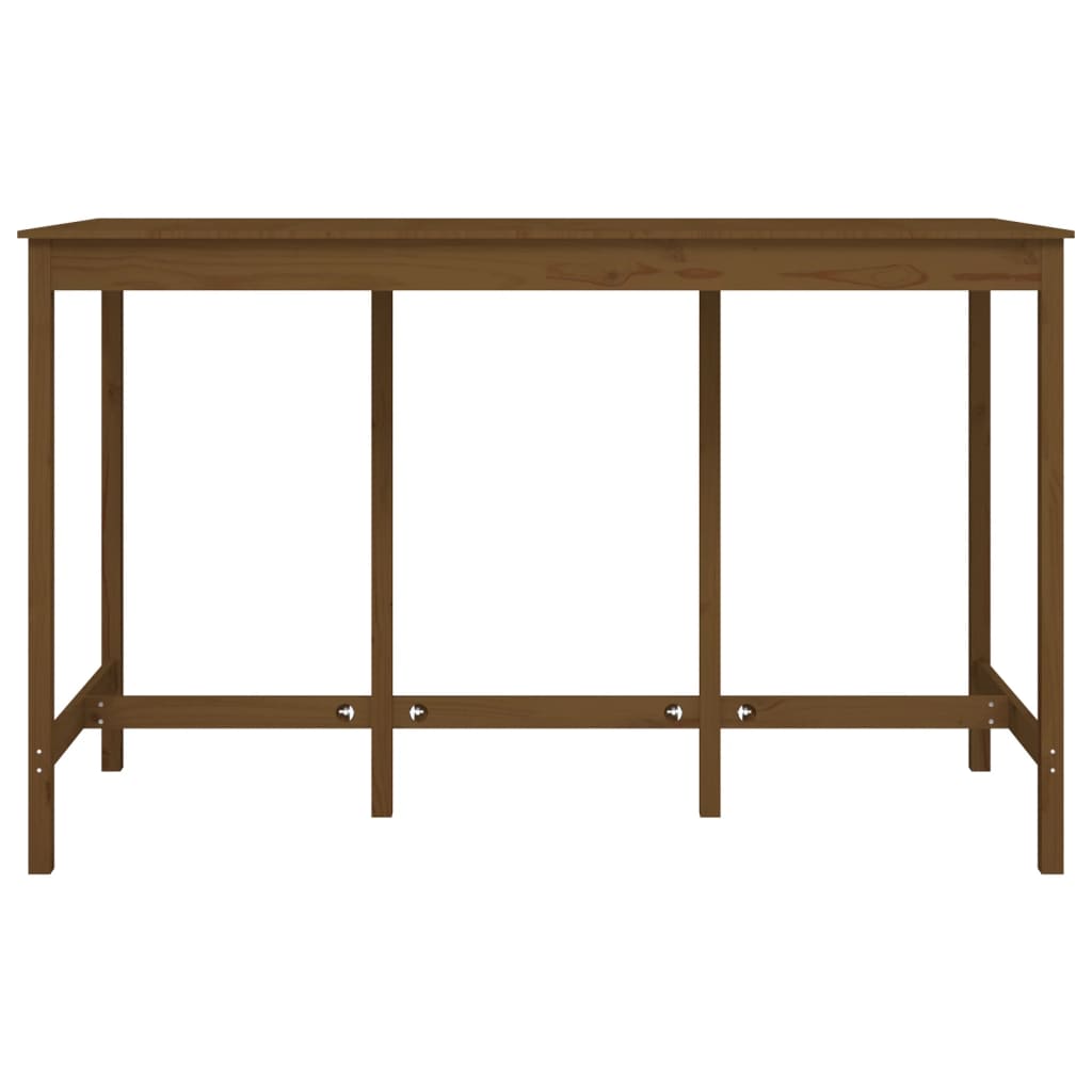 vidaXL Bar Table Honey Brown 180x80x110 cm Solid Wood Pine