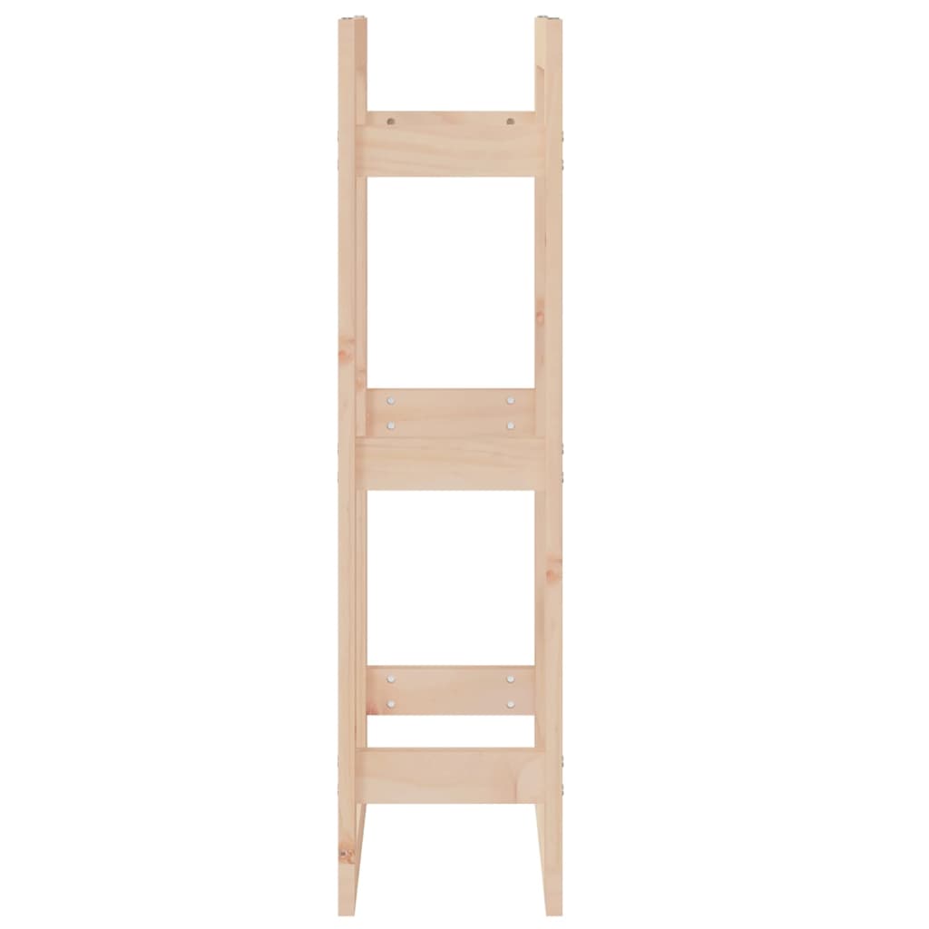 vidaXL Firewood Rack 41x25x100 cm Solid Wood Pine