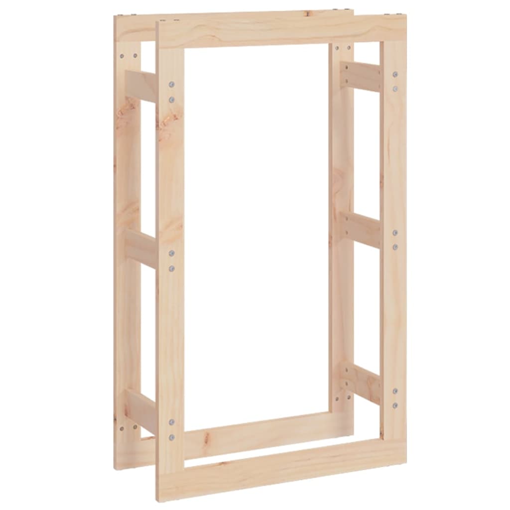 vidaXL Firewood Rack 60x25x100 cm Solid Wood Pine