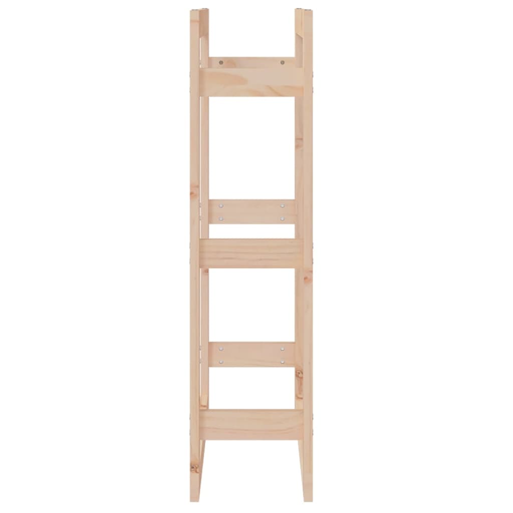 vidaXL Firewood Rack 60x25x100 cm Solid Wood Pine