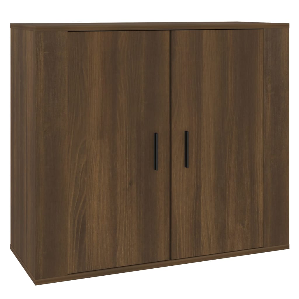 Dressoir Bruin Eiken 80x33x70 cm Engineered Wood