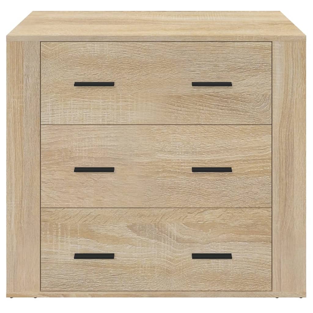 Buffet Chêne Sonoma 80x33x70 cm Bois d'ingénierie