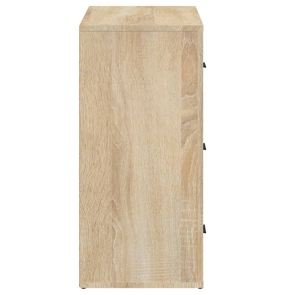 Dressoir Sonoma Eiken 80x33x70 cm Engineered Wood