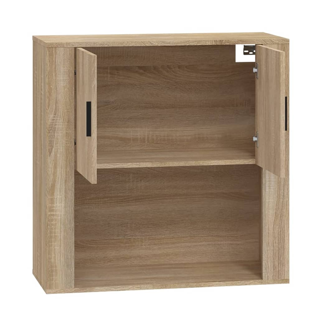 vidaXL Wall Cabinet Sonoma Oak 80x33x80 cm Engineered Wood