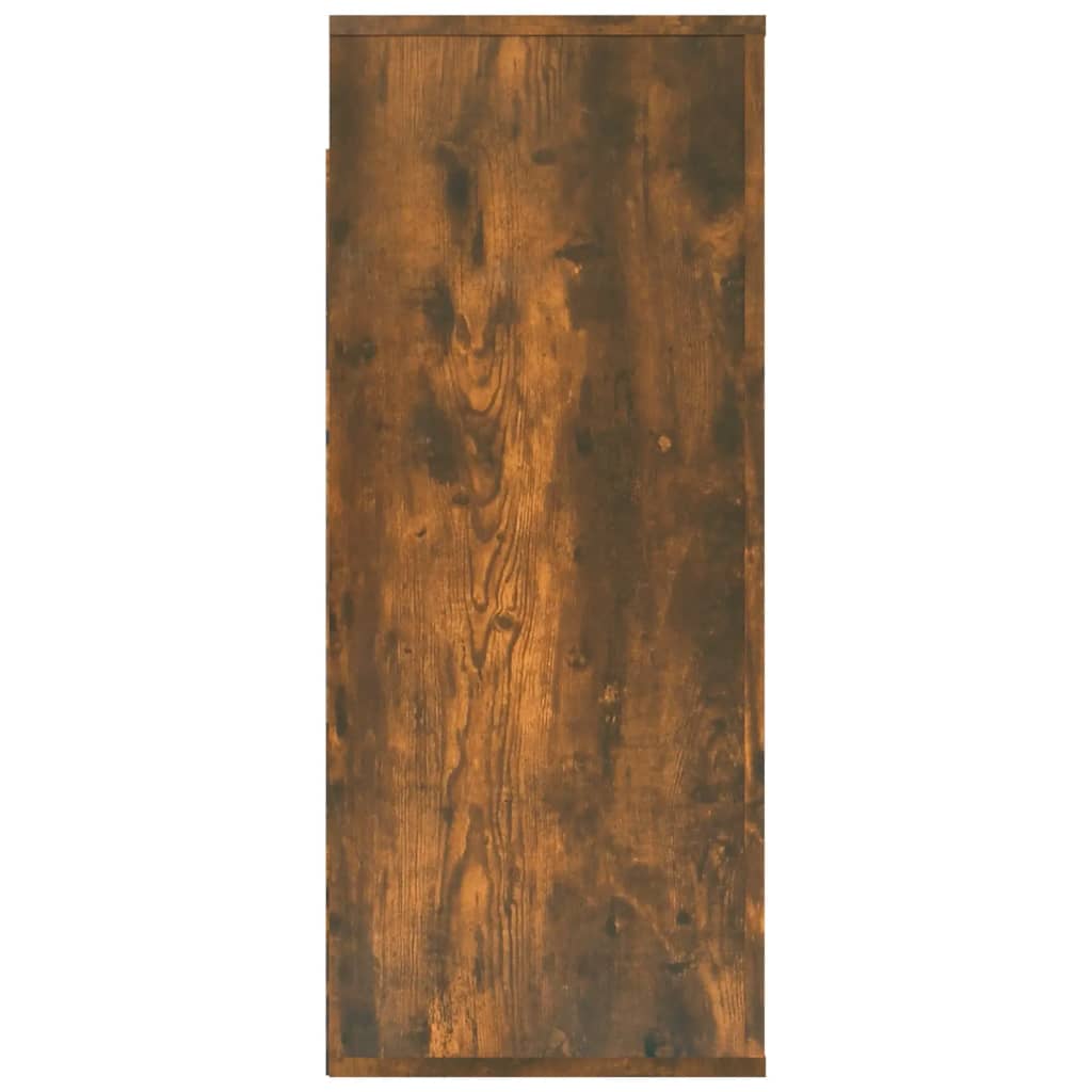 Wandkast Smoked Oak 80x33x80 cm Engineered Wood