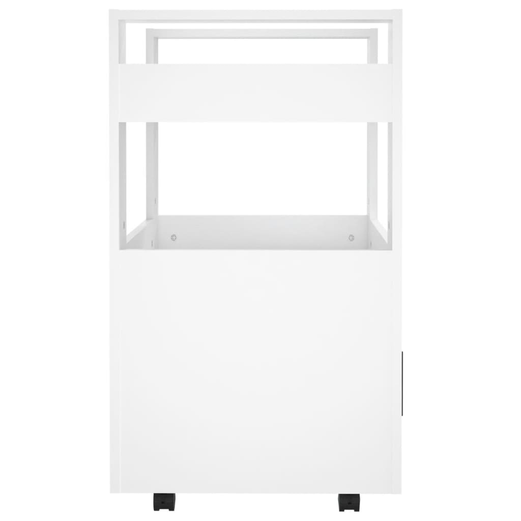 vidaXL Kitchen Trolley White 60x45x80 cm Engineered Wood