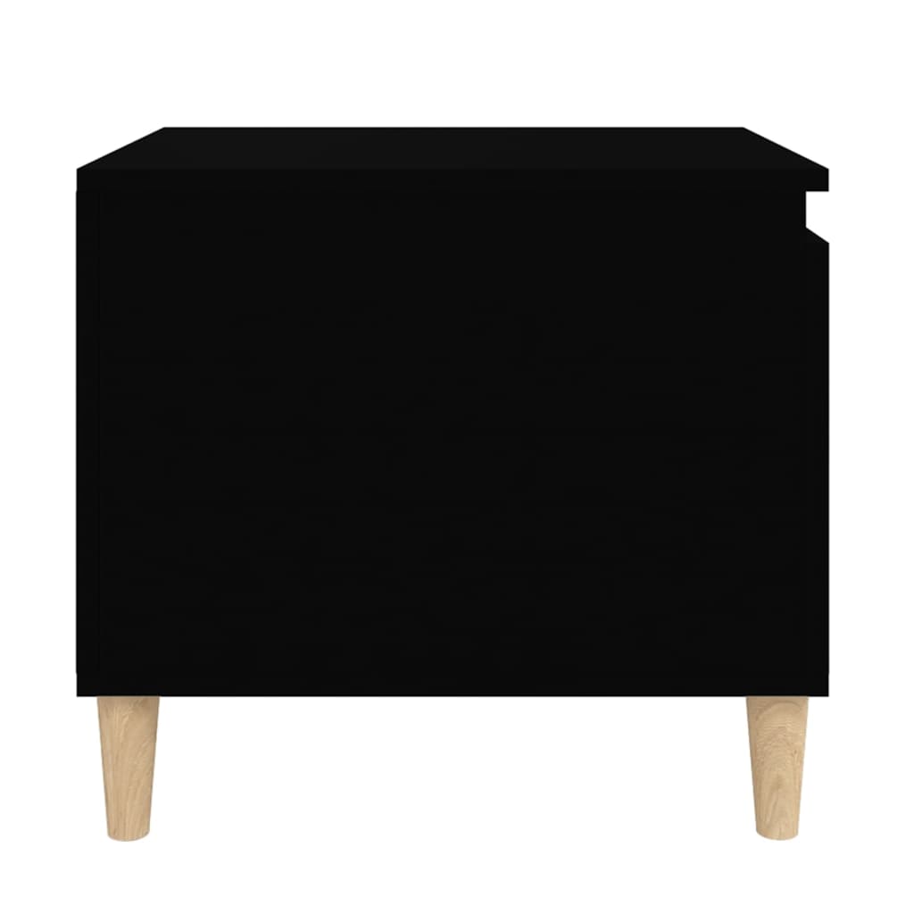 Table basse Noir 100x50x45 cm Bois d'ingénierie