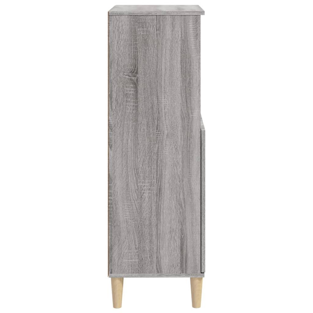 vidaXL Highboard Grey Sonoma 60x36x110 cm Engineered Wood