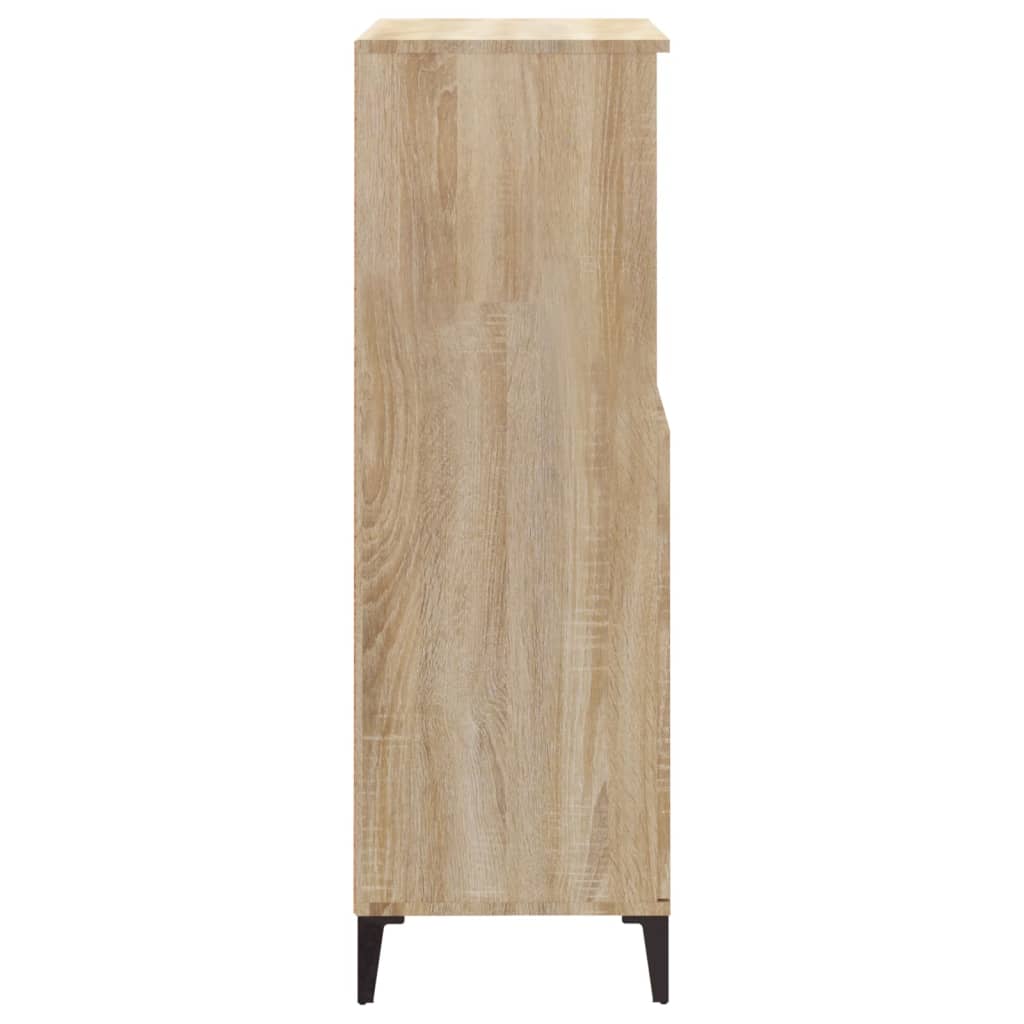 Buffet haut Chêne Sonoma 60x36x110 cm Bois d'ingénierie