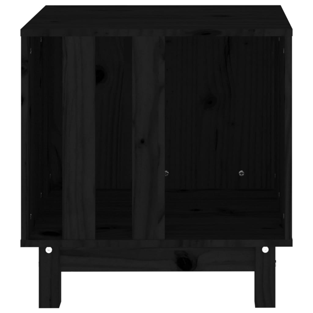 vidaXL Dog House Black 50x40x52 cm Solid Wood Pine