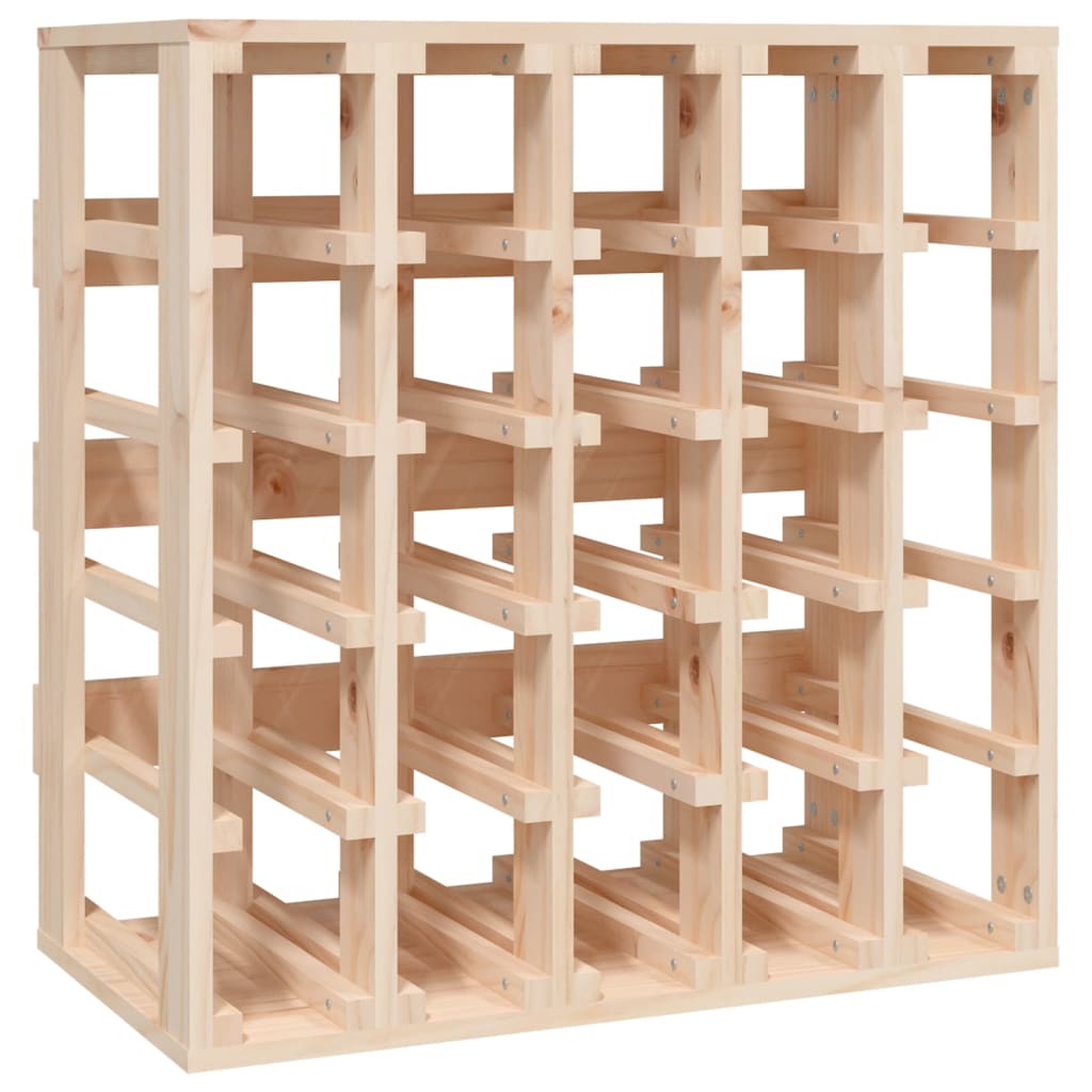 vidaXL Wine Rack 58.5x33x60.5 cm Solid Wood Pine