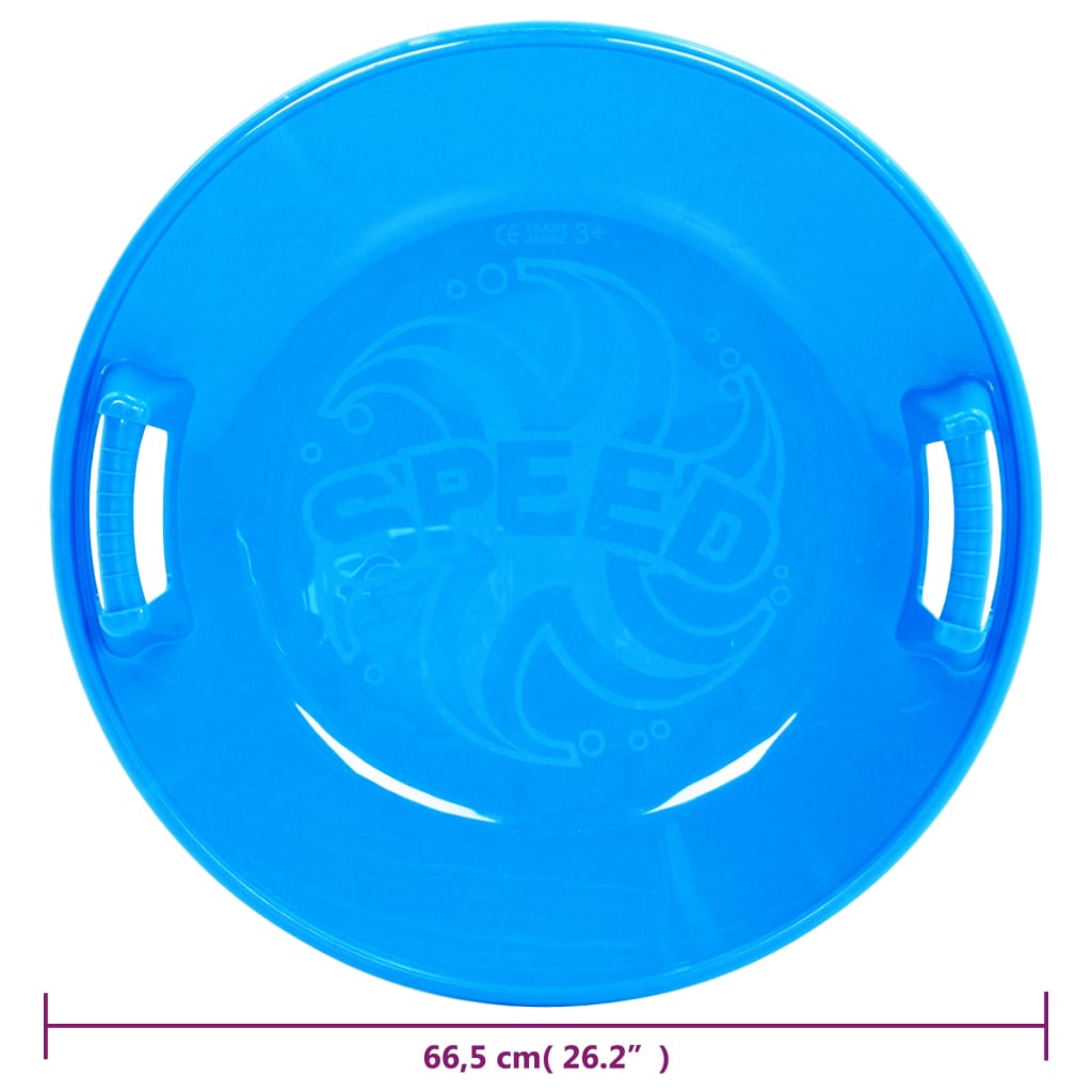 Round Sledge Blue 66.5 cm PP - Upclimb Ltd